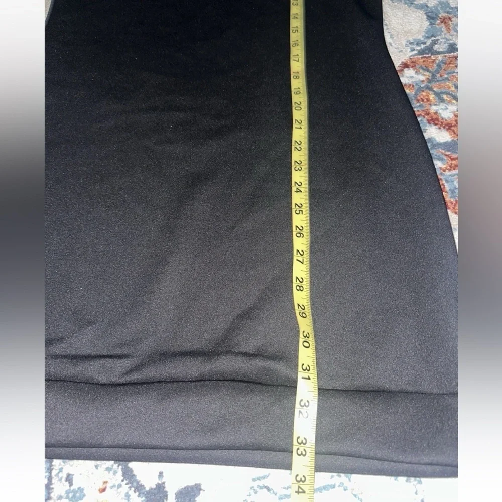 Fabletics Sweatshirt Dress Women Size S Black Tilly Athletic Dress Mini Dress - Picture 13 of 13